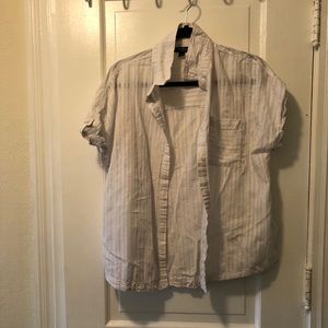 Sheer Button-Up